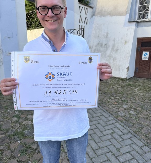 Goslarské speciality pomohou skautům