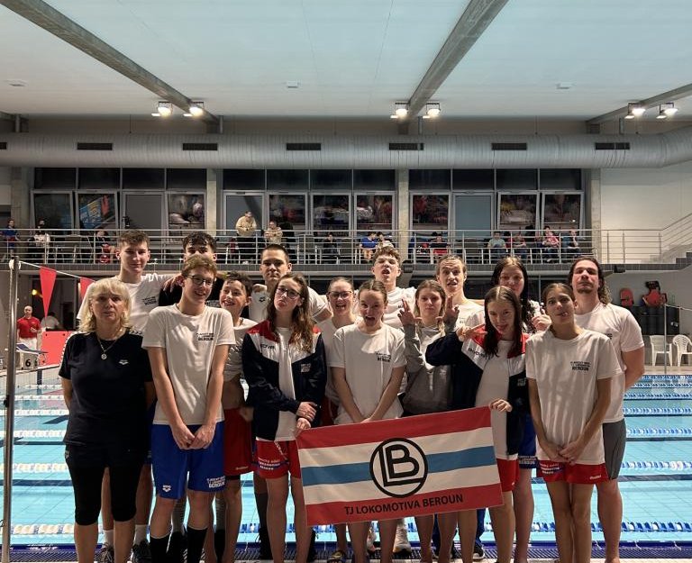 Lokomotiva na 1. kole MČR družstev v plavání