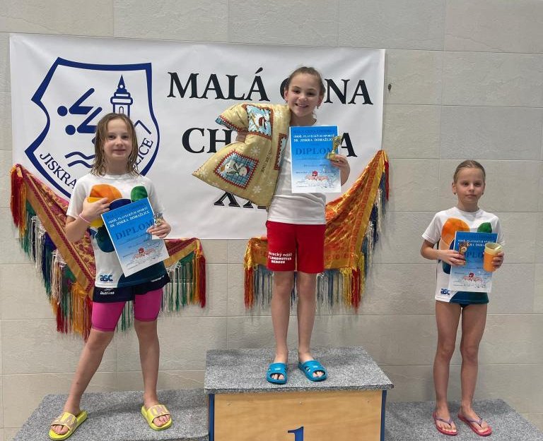 Malá cena Chodska přilákala nejmladší plavce z TJ LOKOMOTIVY Beroun