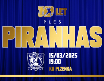 Softbalový klub Piranhas oslaví v KD Plzeňka 10 let