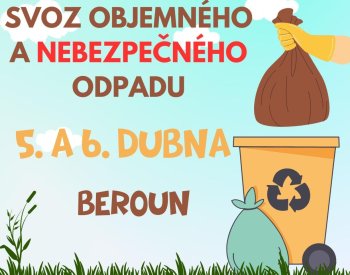 Jarní svoz objemného a nebezpečného odpadu: 5. a 6. dubna