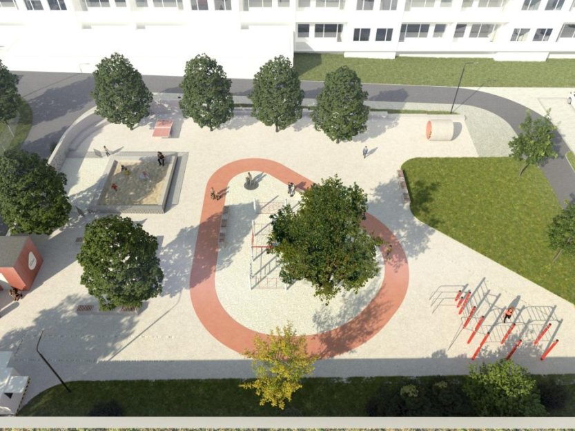 Přinášíme vizualizaci nového hřiště na sídlišti Litava